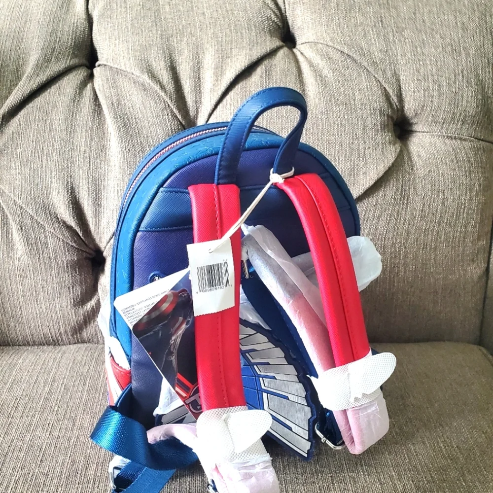 Marvel Captain America Brave New World Cosplay Mini Backpack NWT